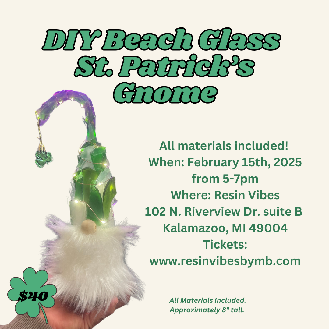 DIY Beach Glass: St. Patrick's Gnomes