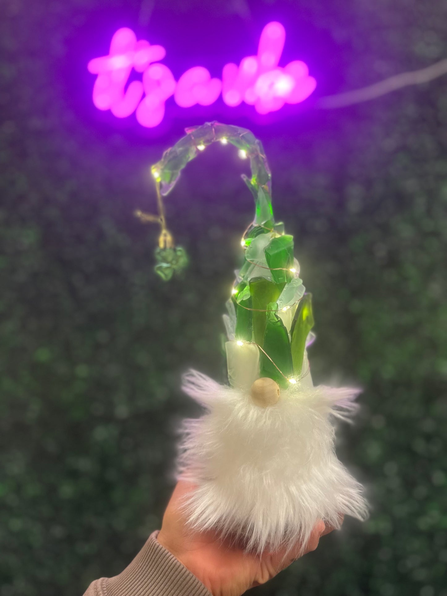 DIY Beach Glass: St. Patrick's Gnomes
