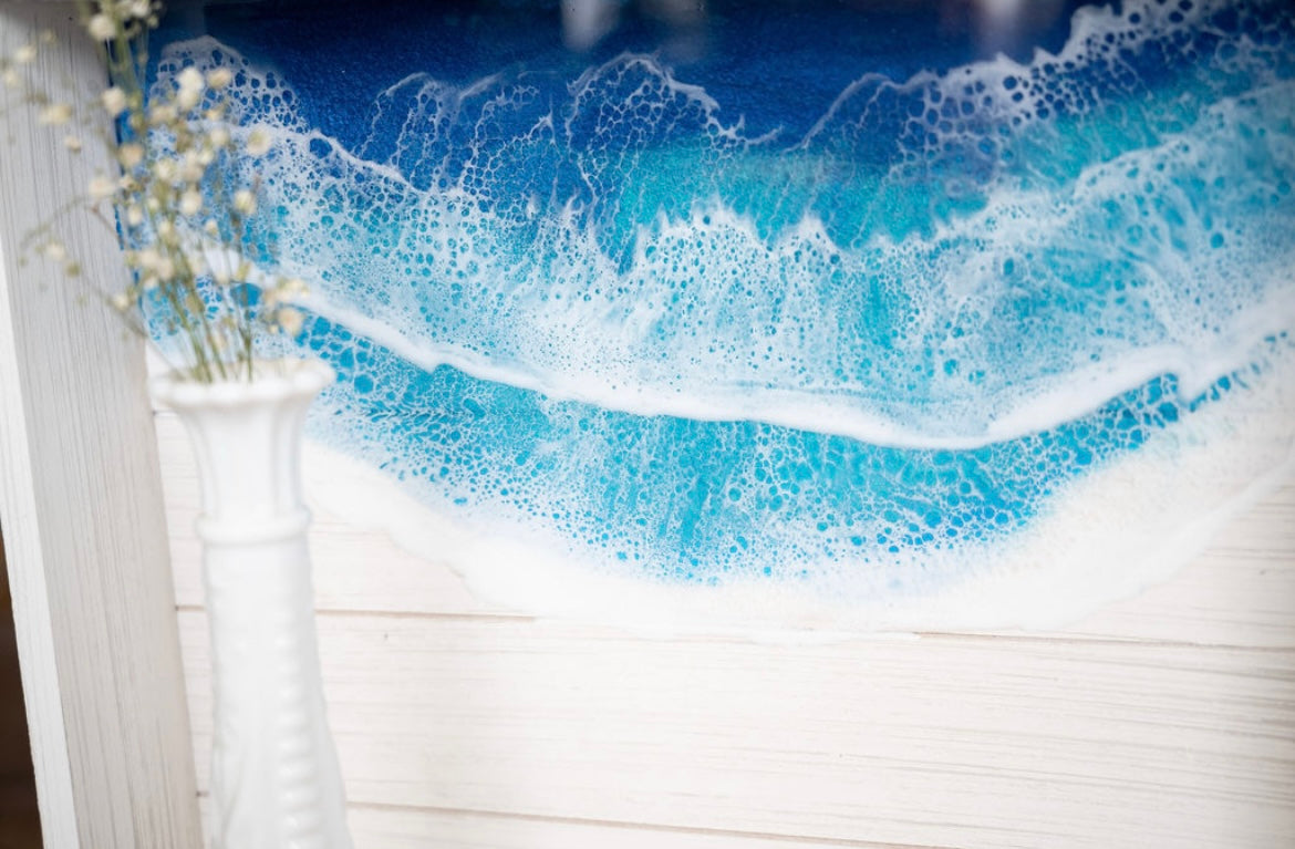 Resin Class: Pick your board ocean waves theme