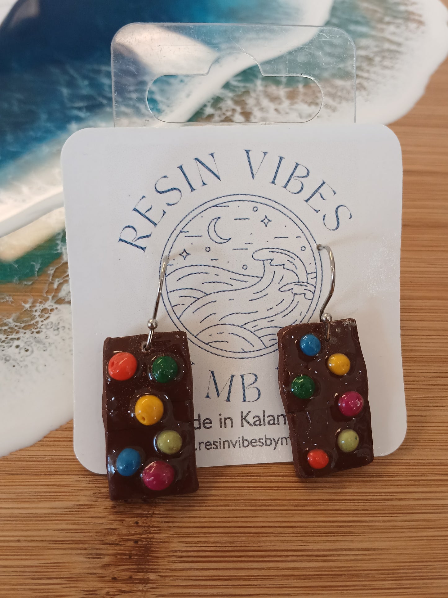 Cosmic Brownie Earrings