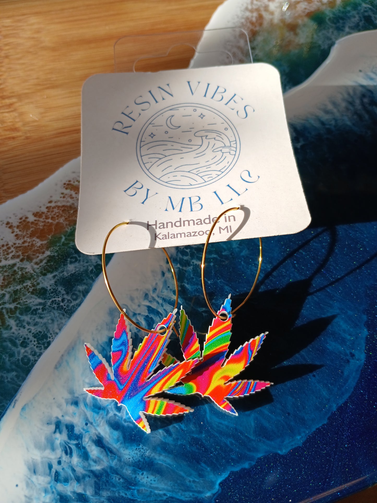 Cannabis Leaf Earrings