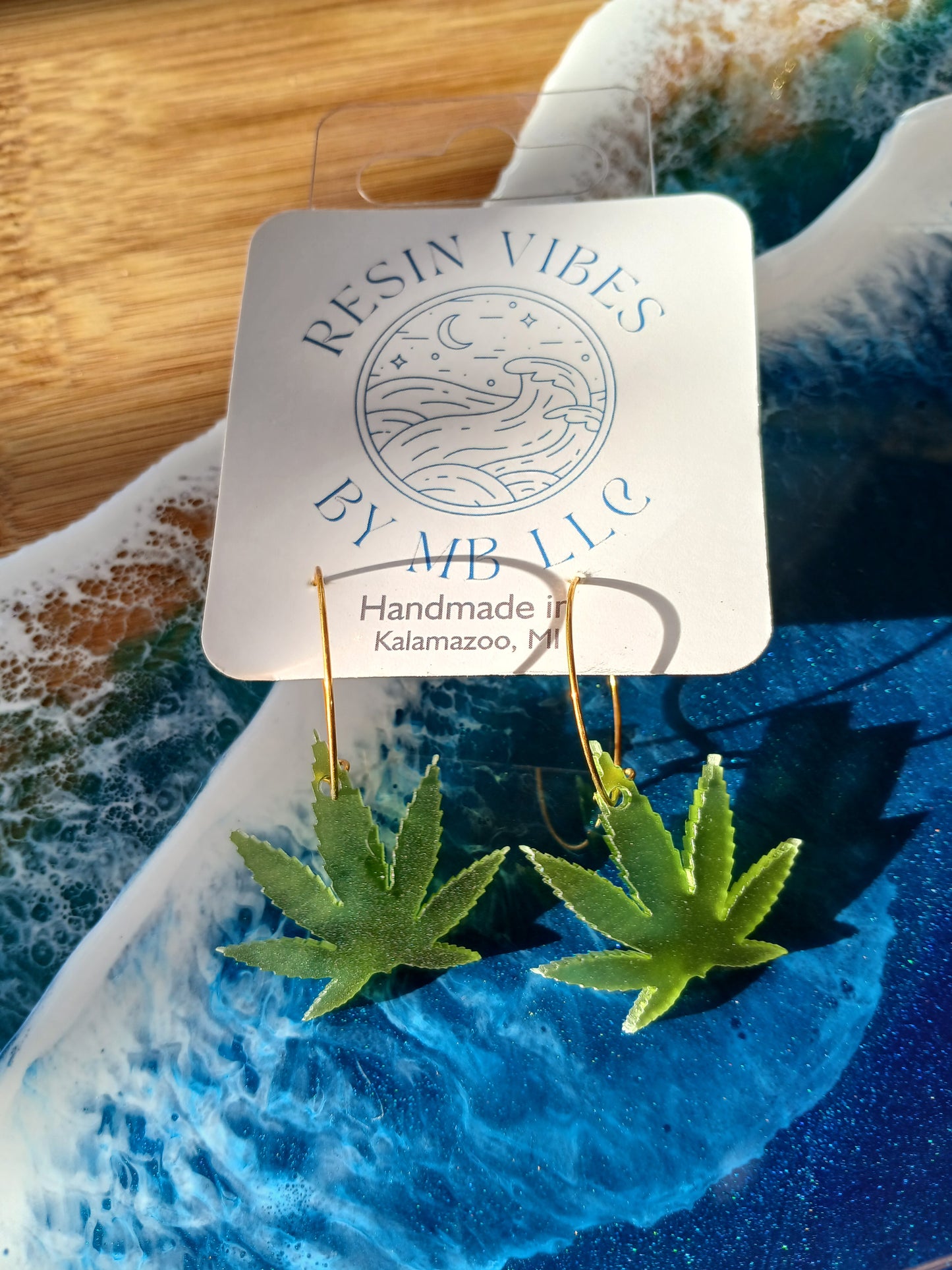 Cannabis Leaf Earrings