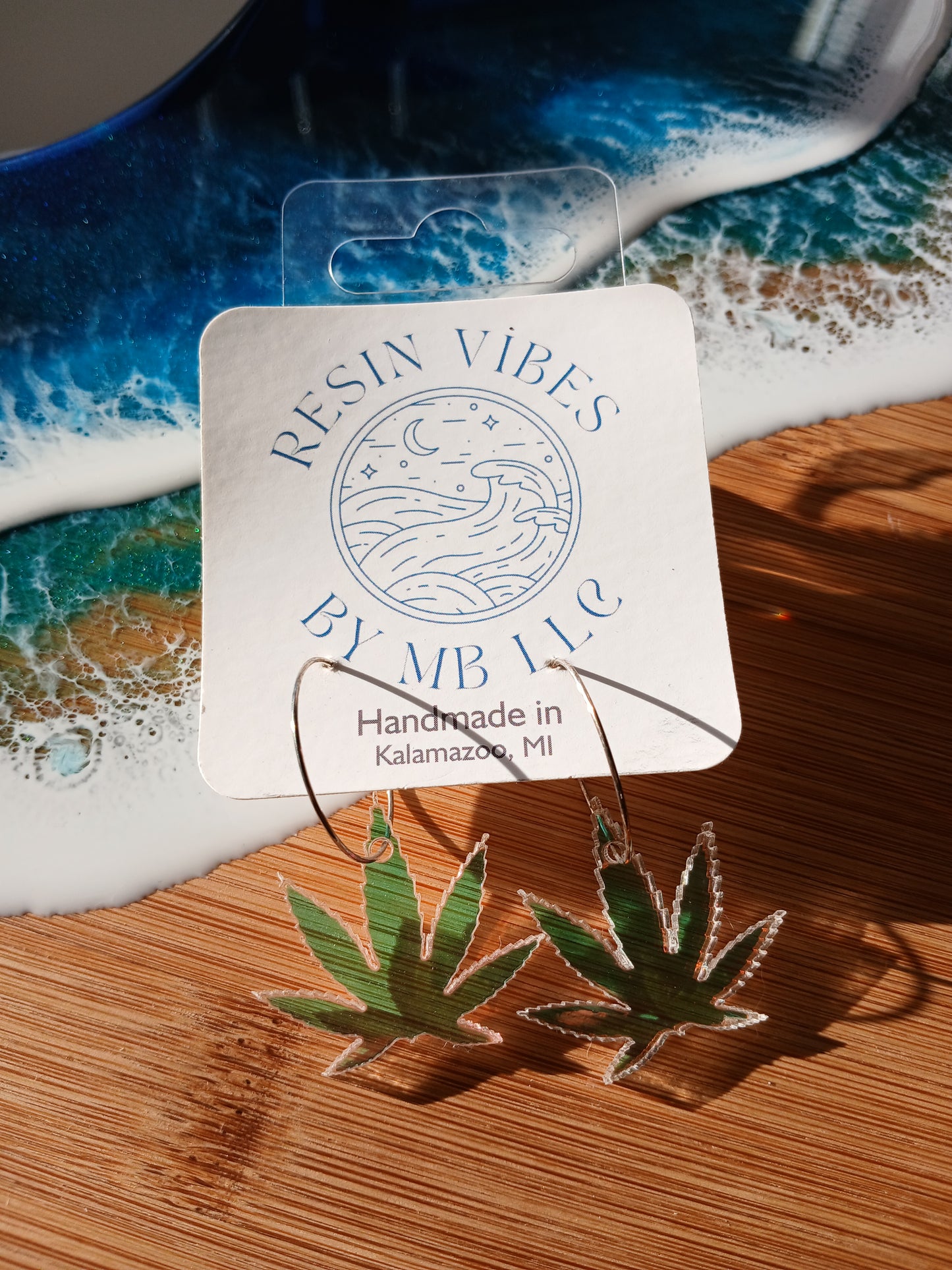 Cannabis Leaf Earrings
