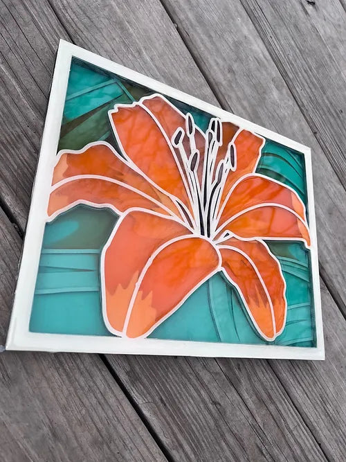 Orange Lily Wall Art