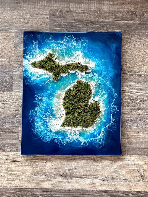 Michigan 3D Wall Art