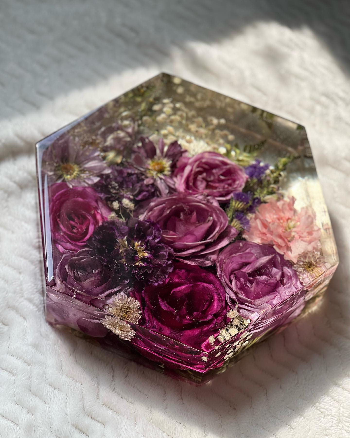 Hexagon Floral Keepsakes
