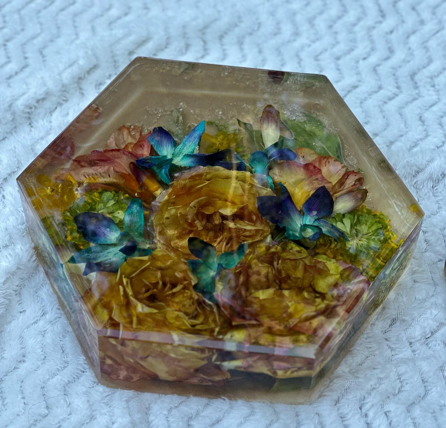 Hexagon Floral Keepsakes