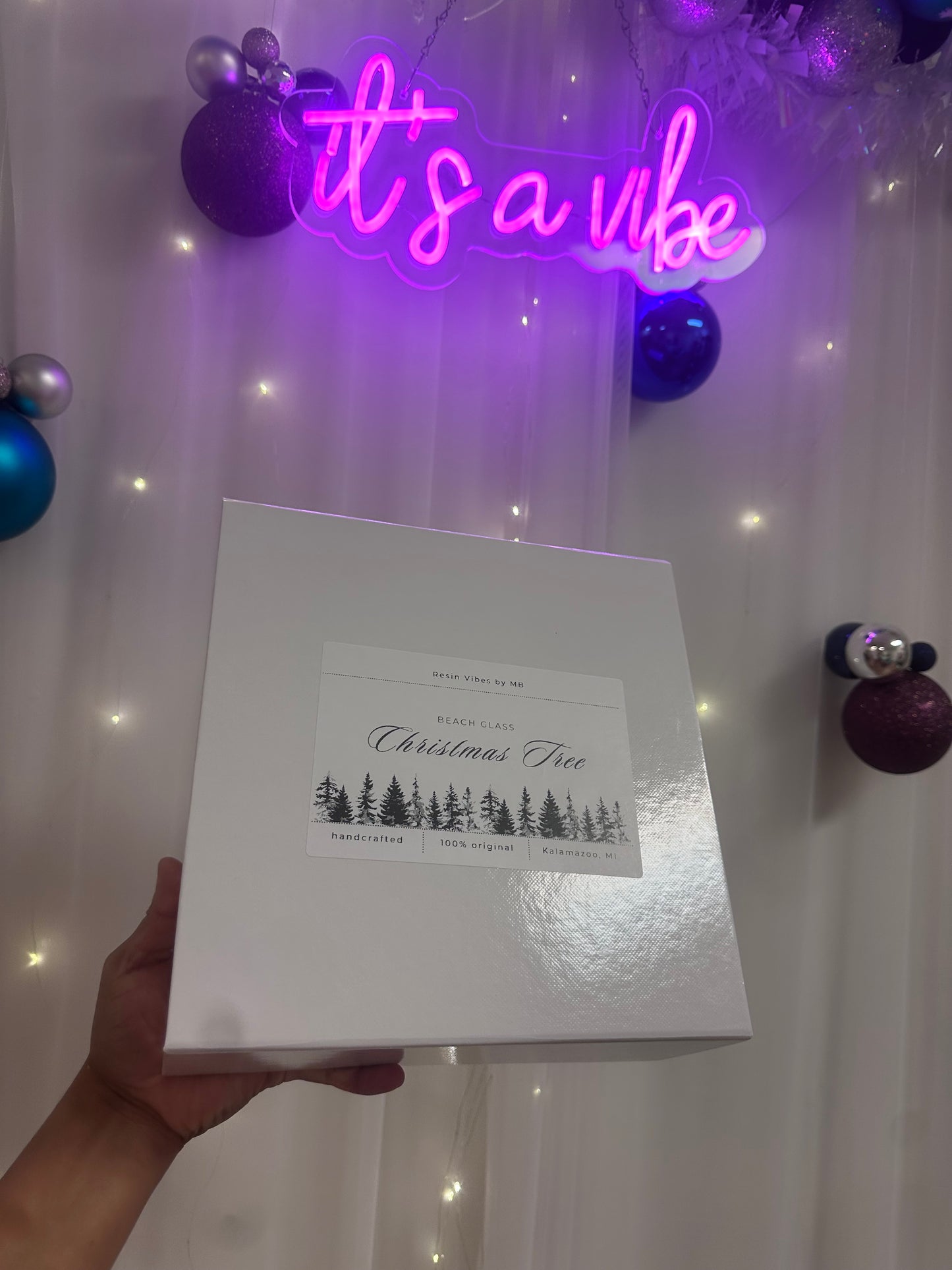 DIY Beach Glass Christmas Tree Kit