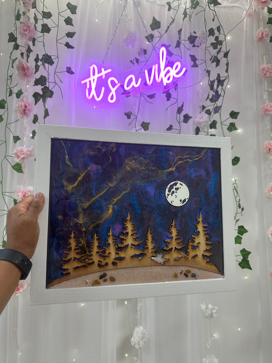 Resin Class: Northern Lights at Cottage Arts & Eats in Allegan, MI