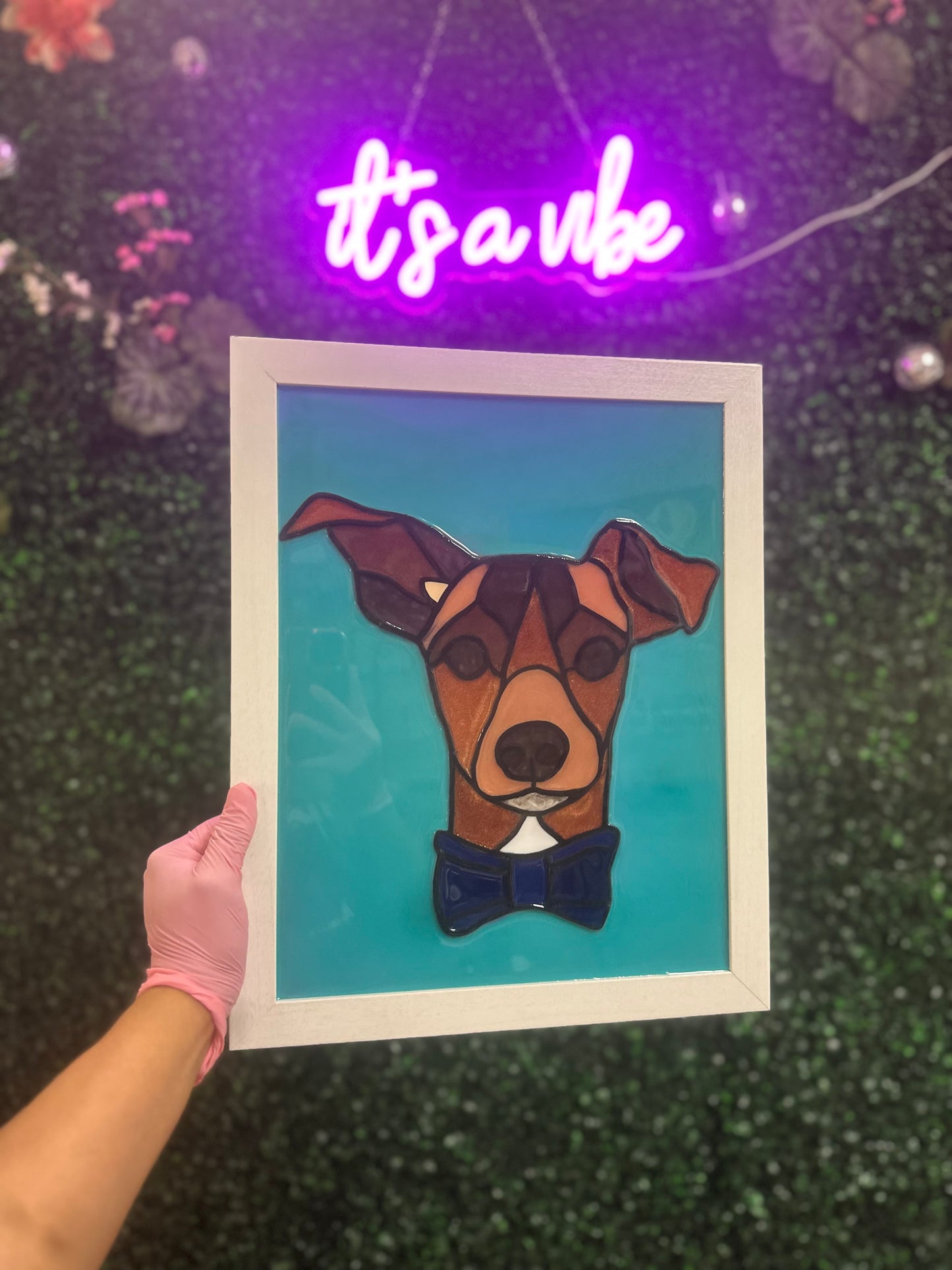 Faux Stained Glass: Pet Portraits ( December)