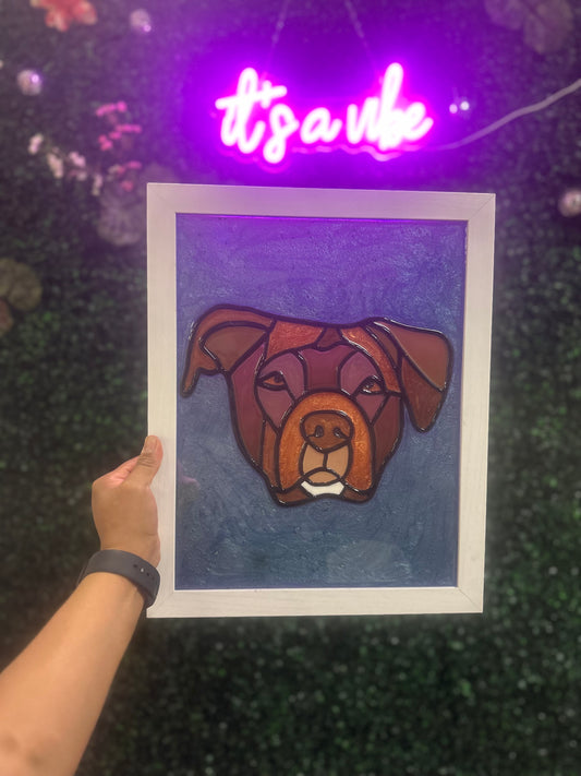 Faux Stained Glass: Pet Portraits ( December)