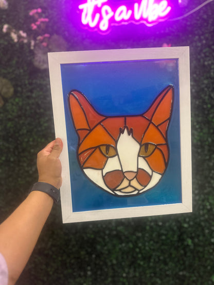 Faux Stained Glass: Pet Portraits ( December)