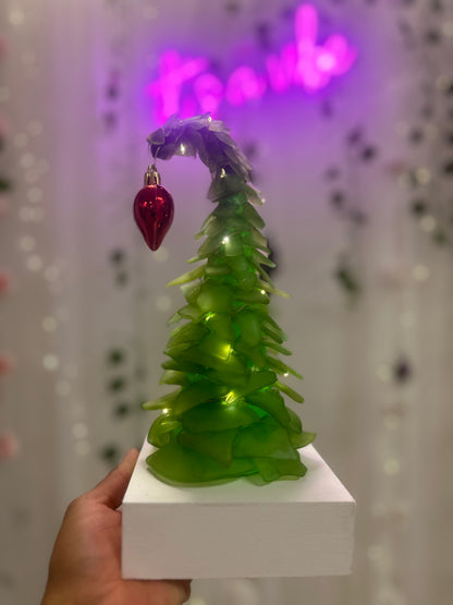 Faux Beach Glass Christmas Trees