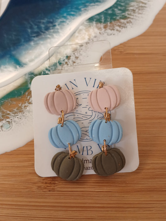 Pumpkin Stack Earrings