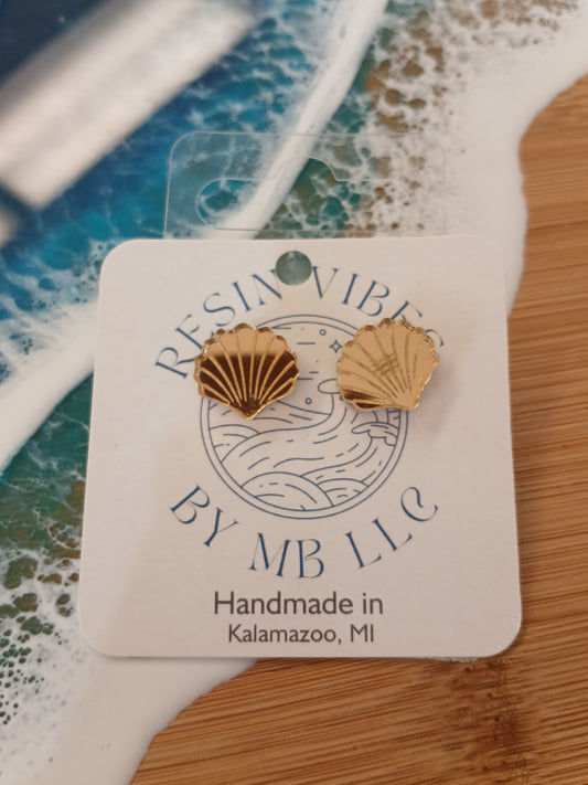 Seashell Stud Earrings