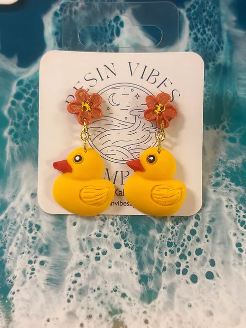 Rubber Ducky Earrings