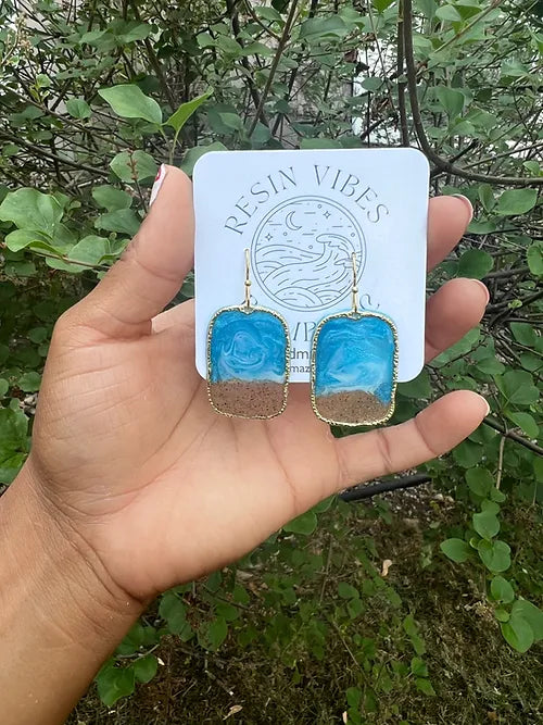 Lake Michigan Sand Earrings