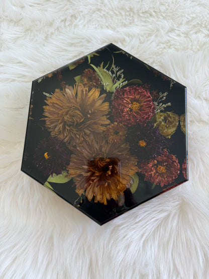 Hexagon Floral Keepsakes
