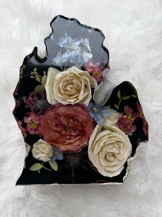 Michigan Floral Block