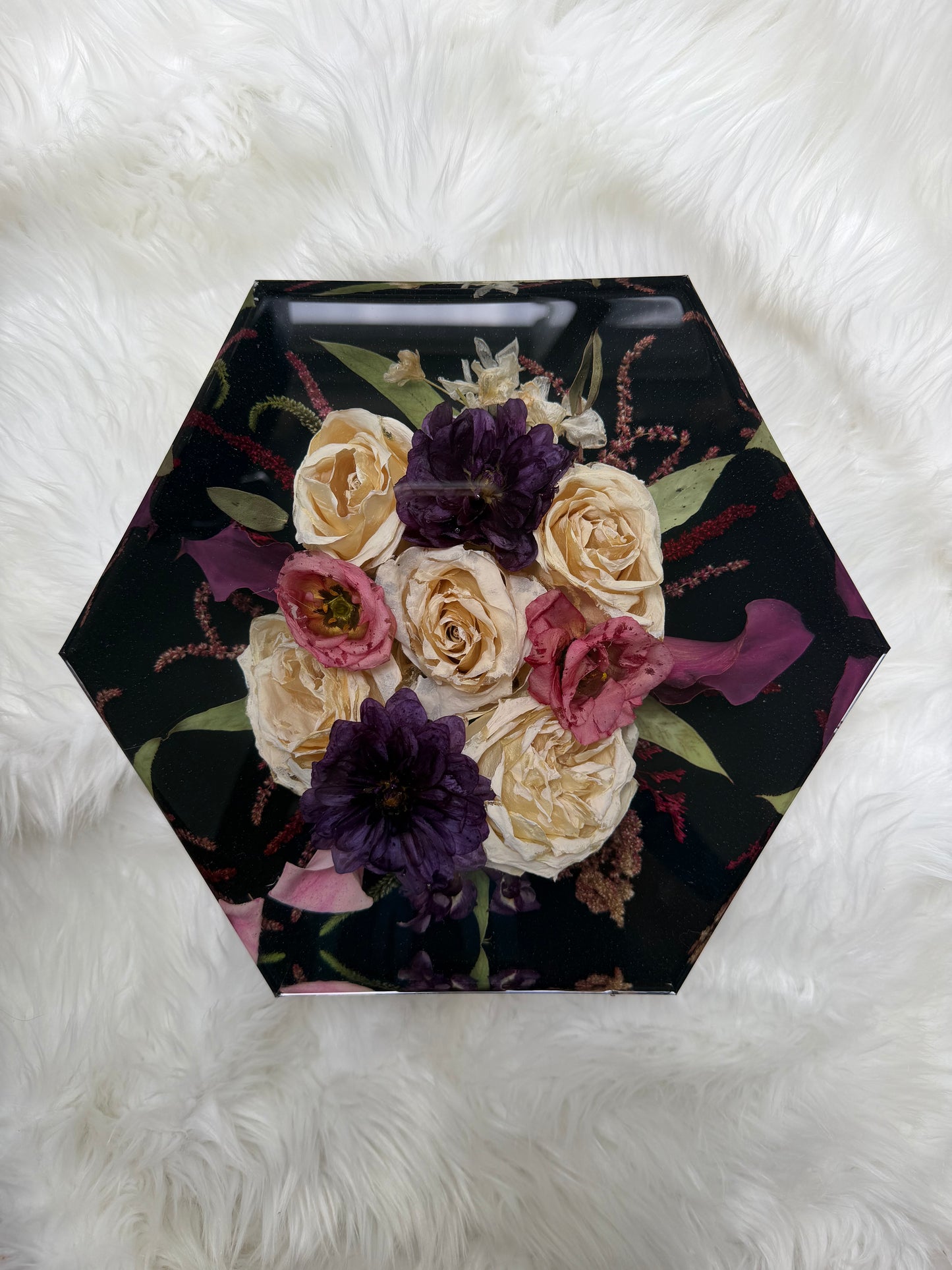 Hexagon Floral Keepsakes